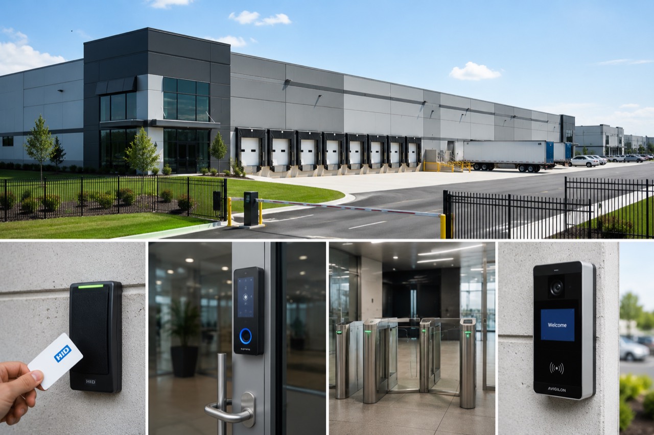 Commercial access control installation