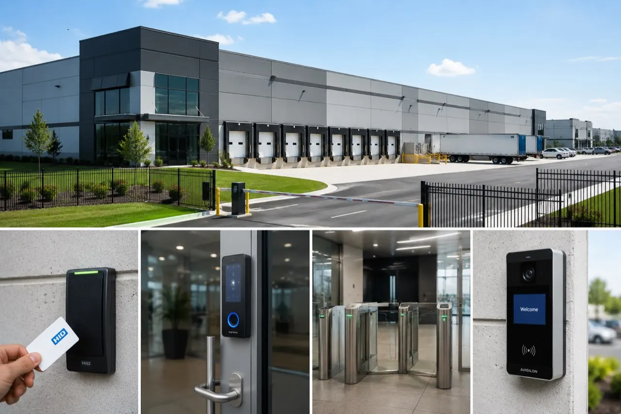 Commercial access control installation