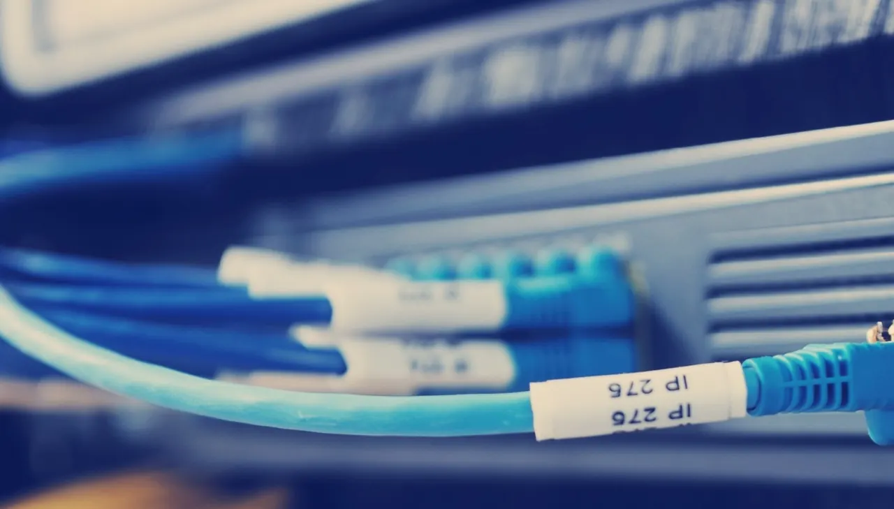 Fiber optic connectors and labeled cabling